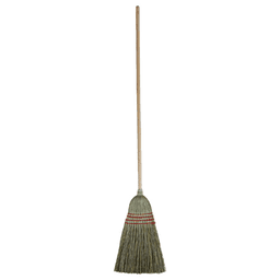Boardwalk 55" Mixed Fiber Maid Broom with Fiber Bristles, Natural Main - Image
