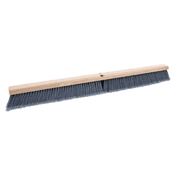 Boardwalk 36" x 3" Floor Brush Head with Flagged Polypropylene Bristles, Gray Main - Image