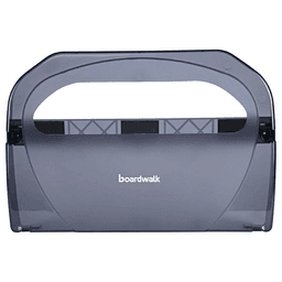Boardwalk Toilet Seat Cover Dispenser, Smoke Black, 17-1/4" x 3-1/8" x 11-3/4" Main - Image