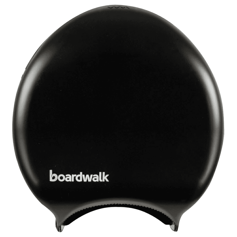 Boardwalk Single Jumbo Bath Tissue Dispenser, Black, 9" Main - Image