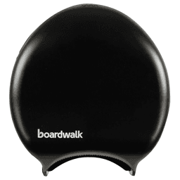 Boardwalk Single Jumbo Bath Tissue Dispenser, Black, 9" Main - Image
