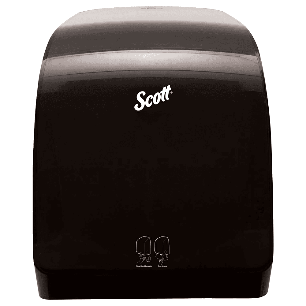 Scott Pro Electronic Hard Roll Towel Dispenser, Smoke, 12-21/32" x 9-3/16" x 16-7/16" Main - Image
