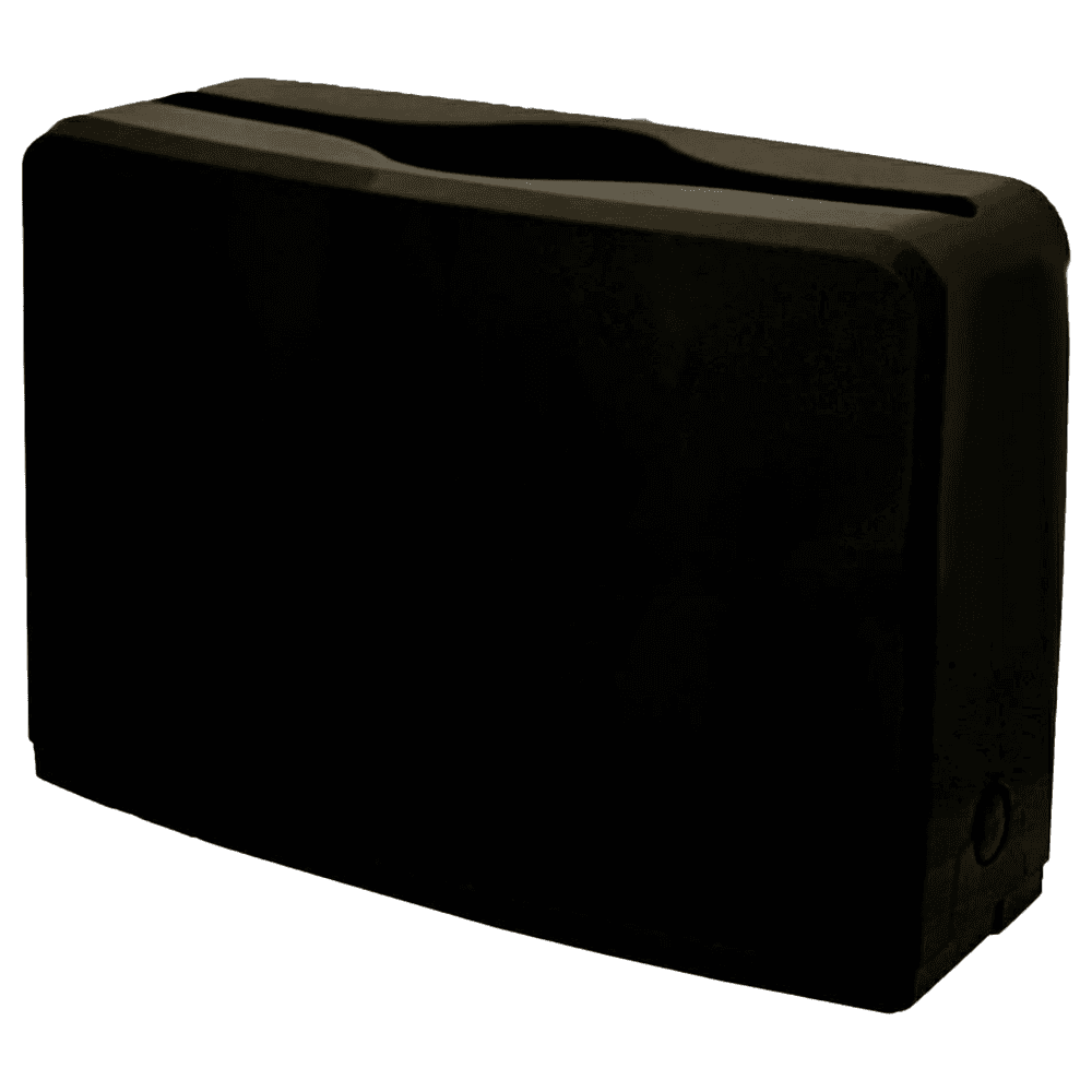 GEN Countertop Folded Towel Dispenser, Black, 10-5/8" x 7-9/32" x 4-17/32" Main - Image
