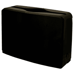 GEN Countertop Folded Towel Dispenser, Black, 10-5/8" x 7-9/32" x 4-17/32" Main - Image