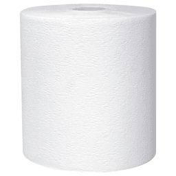 Kleenex 1-Ply Hard Roll Paper Towel with Premium Absorbency Pocket, White, 8" x 600' (6 Roll/Box) Main - Image
