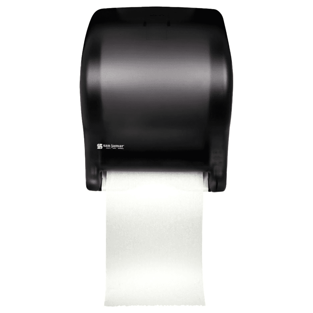 San Jamara Tear-n-Dry Essence Automatic Towel Dispenser, Black, 11-3/4" x 9-1/8" x 14-7/16" Main - Image