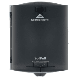 SofPull Center Pull Hand Towel Dispenser, Translucent Smoke, 9-1/4" x 8-3/4" x 11-1/2" Main - Image