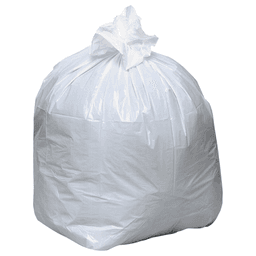 Earthsense 13 Gallon Linear Low Density Recycled Tall Kitchen Bag, White (150/Box) Main - Image