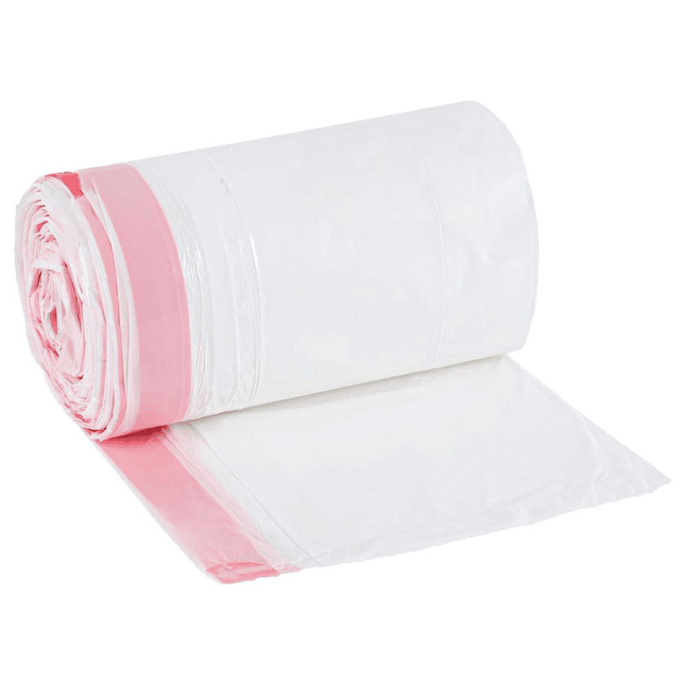 Boardwalk 13 Gallon Drawstring Trash Bag, White (100/Box) Main - Image