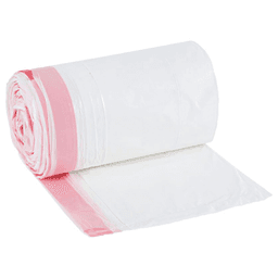 Boardwalk 13 Gallon Drawstring Trash Bag, White (100/Box) Main - Image