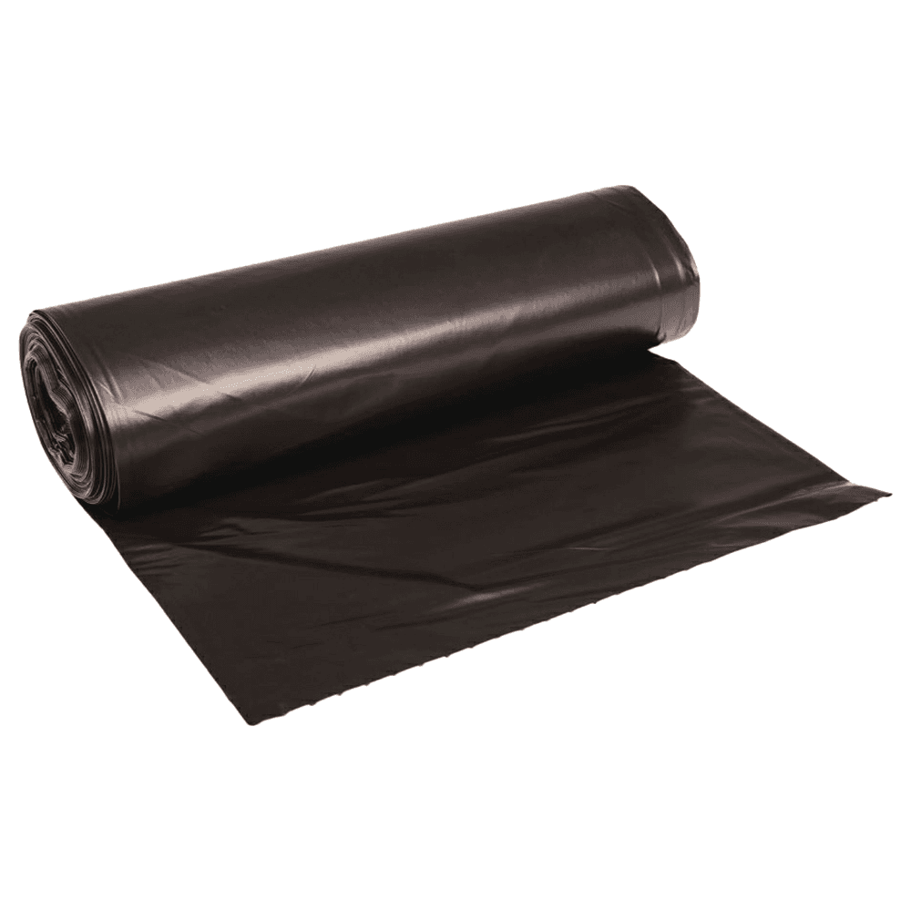 Boardwalk 30 Gallon High Density Repro Can Liner, Black (100/Box) Main - Image