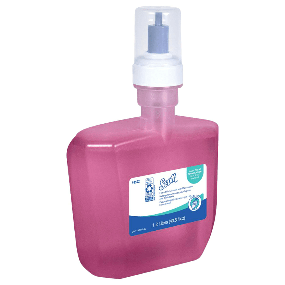 Scott Citrus Floral Scent Foam Skin Cleanser with Moisturizer, 1.2L Refill (2/Box) Main - Image