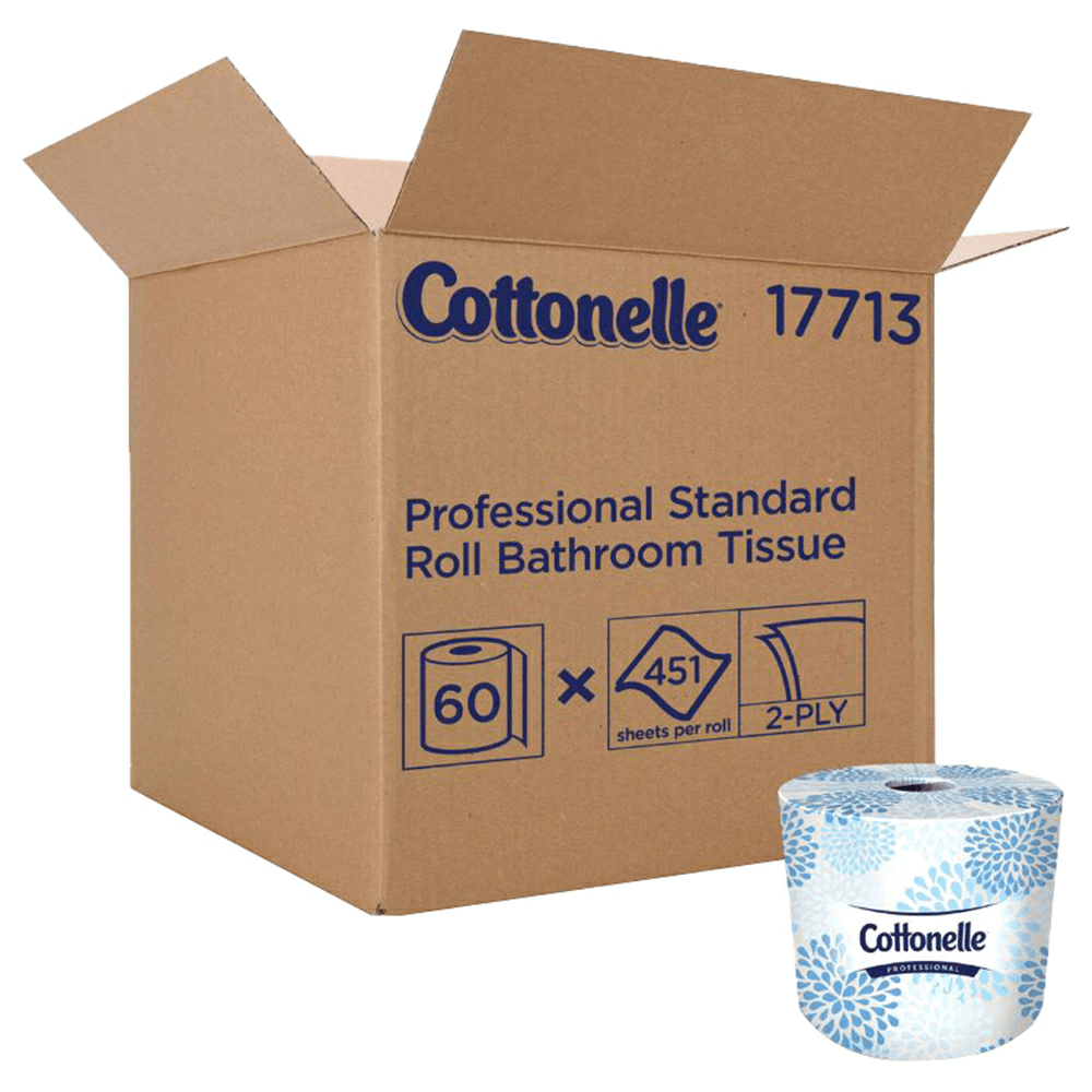 Cottonelle 2-Ply Septic Safe Bathroom Tissue, White (60 Roll/Pack) Main - Image