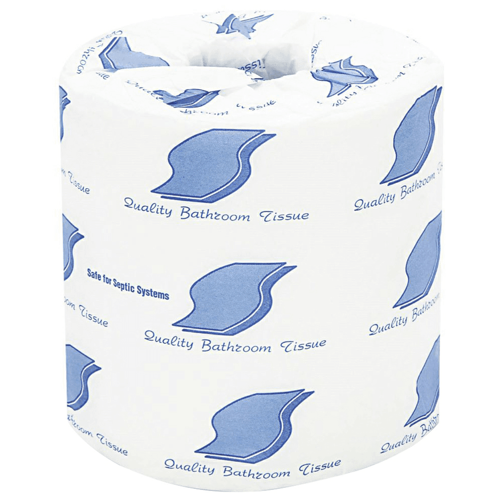 2-Ply Septic Safe Bath Tissue, White, 3" x 4-1/2" (96 Roll/Box) Main - Image