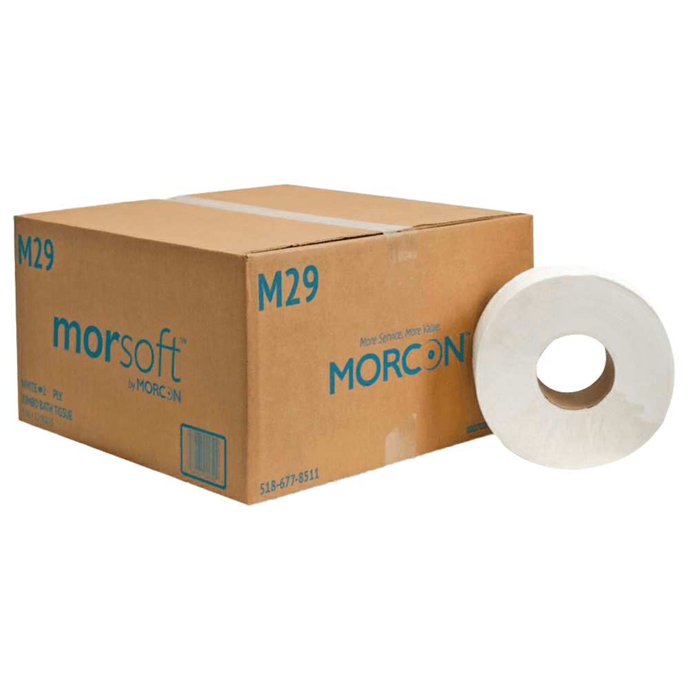 Morcon Millennium 2-Ply Jumbo Toilet Paper, 700' (12 Roll/Box) Main - Image