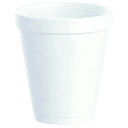 Dart Insulated Foam Drink Cup, 8 oz, White (1000/Box) Main - Image