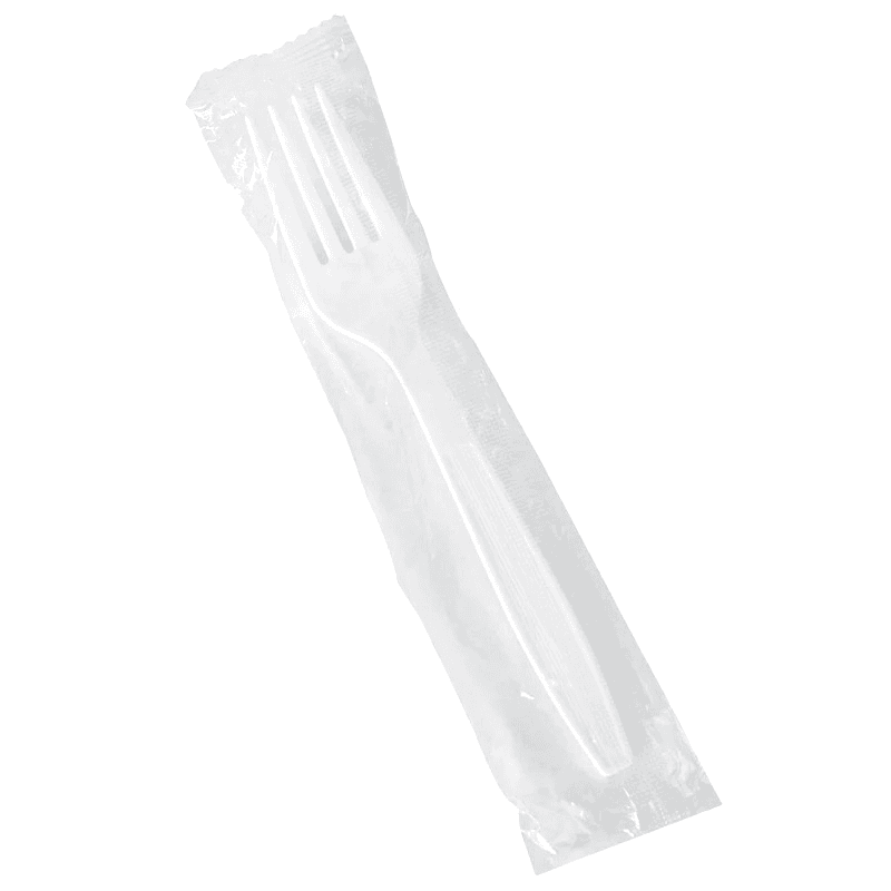 Boardwalk Individually Wrapped Medium Weight Fork, White (1000/Box) Main - Image