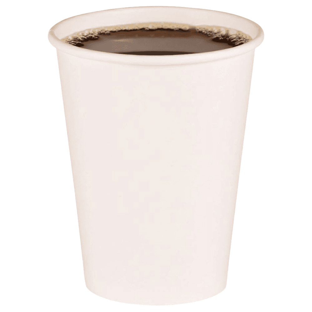 Boardwalk Poly-lined Paper Hot Cup, 12 oz, White, (1000/Box) Main - Image