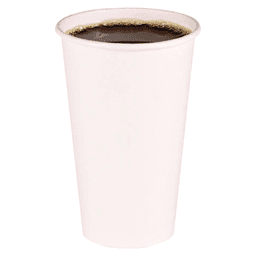 Boardwalk Poly-lined Paper Hot Cup, 16 oz, White, (1000/Box) Main - Image