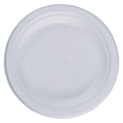 Boardwalk 6" Bagasse Dinnerware Plate, White (1000/Box) Main - Image