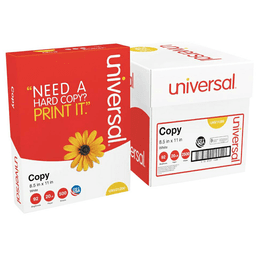 Universal Copy Paper, White, 8-1/2" x 11" (5 Ream/Box) Main - Image