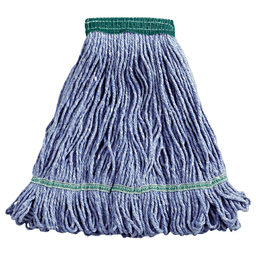 Boardwalk 5" Headband Super Loop Medium Wet Mop Head, Blue Main - Image