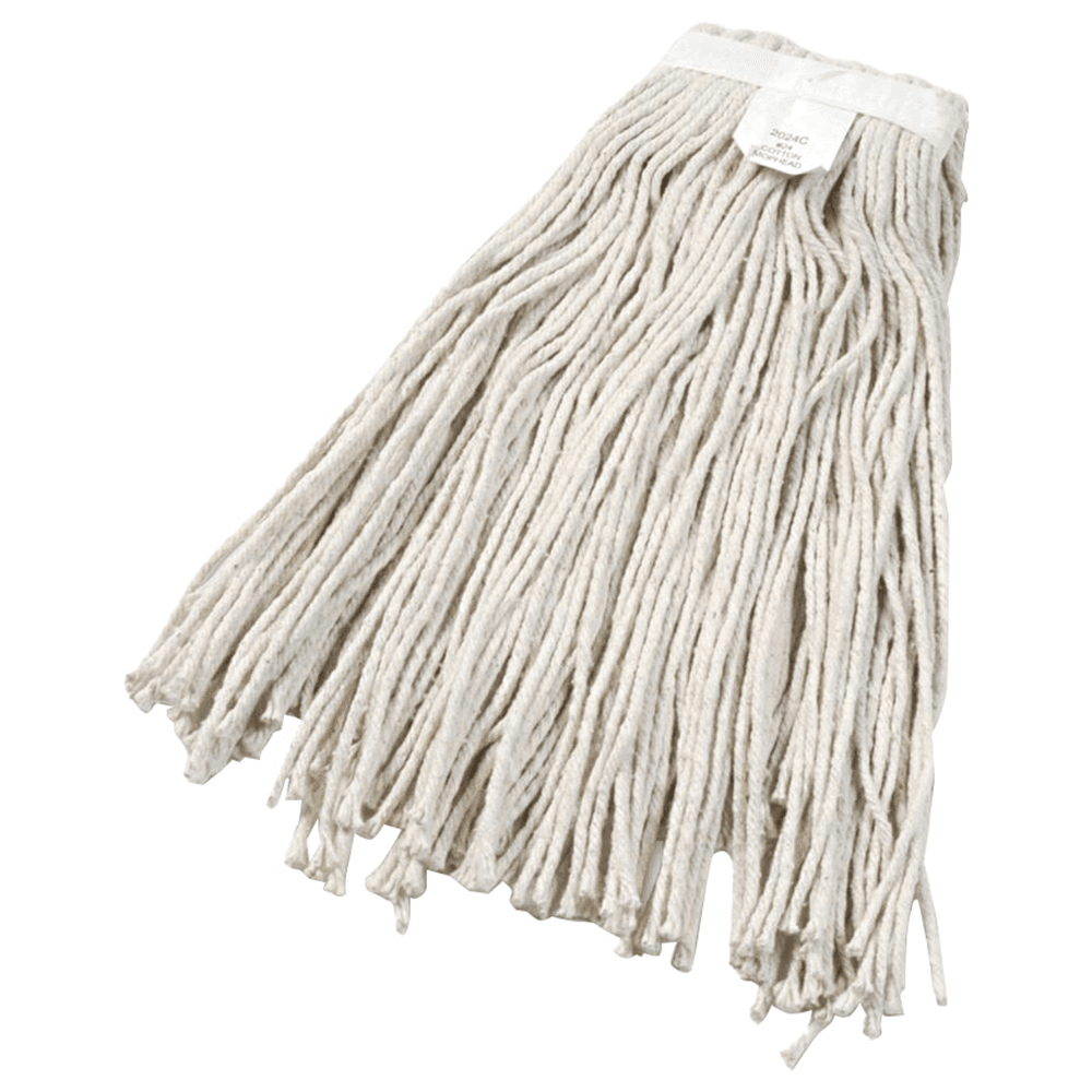 Boardwalk Cotton Cut-End Wet Mop Head, White Main - Image