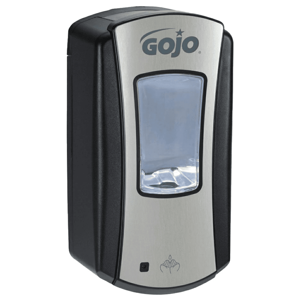 Gojo LTX-12 Touch-Free Dispenser, 1.2L, Brushed Chrome/Black Main - Image