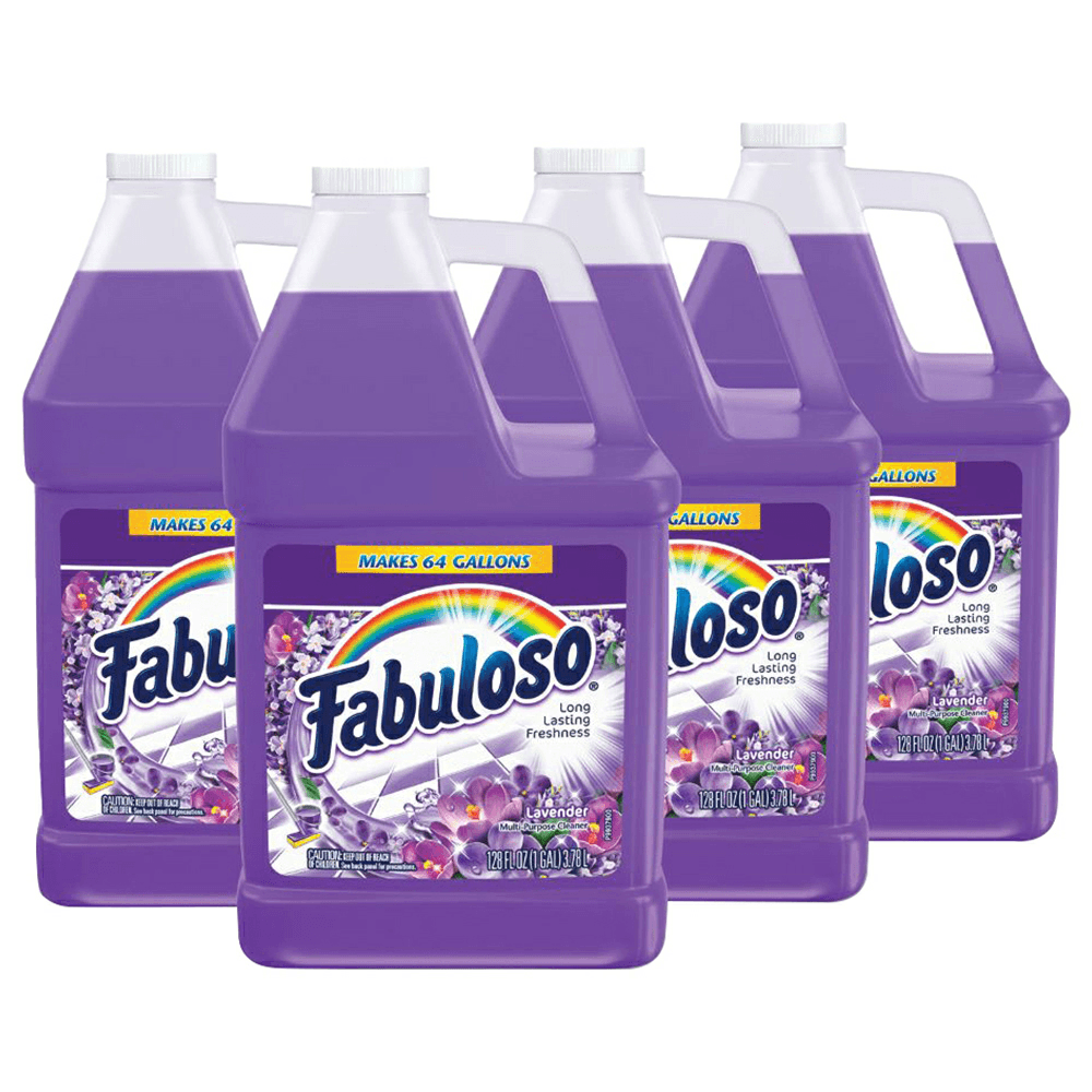 Fabuloso Lavender Scent Multi-Use Cleaner, 128 oz Bottle (4 Bottle/Box) Main - Image