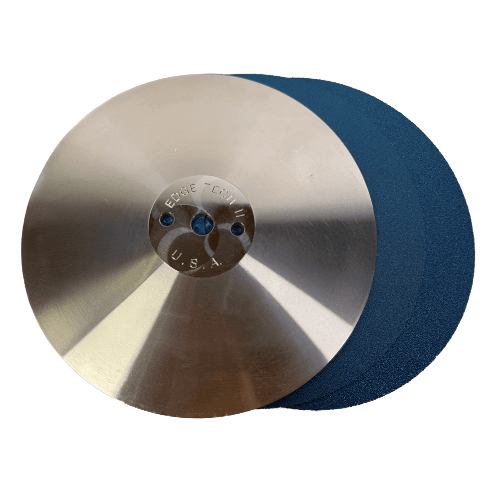 EdgeTech II 10" Aluminum Sanding Disk - Front Side and 2 Abrasives Included
