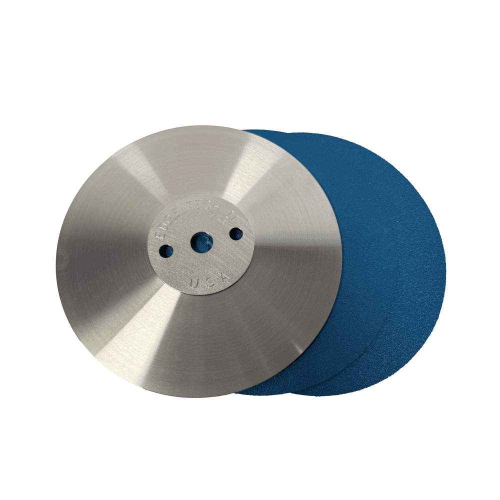 EdgeTech II 8" Aluminum Sanding Disk - Front Side and 2 Abrasives Included