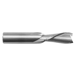 2-Flute, 1/2" Shank Spiral Finisher Bit for Versatile Surface Use