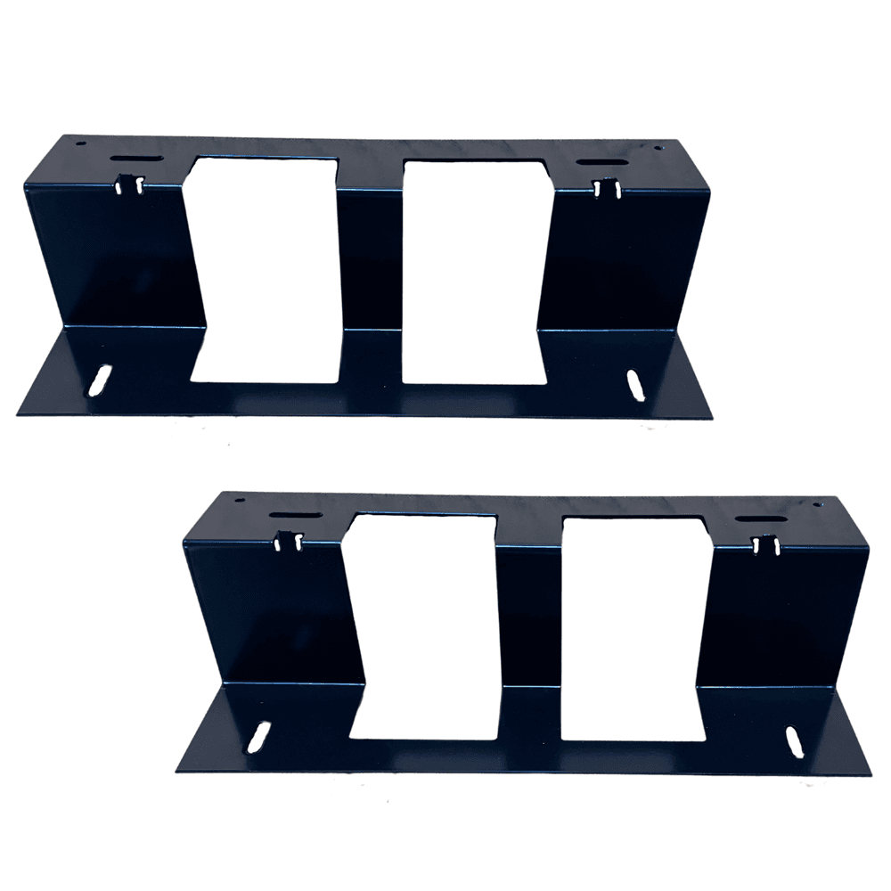 12" x 3" ADA Toe Kick, Black - Front View