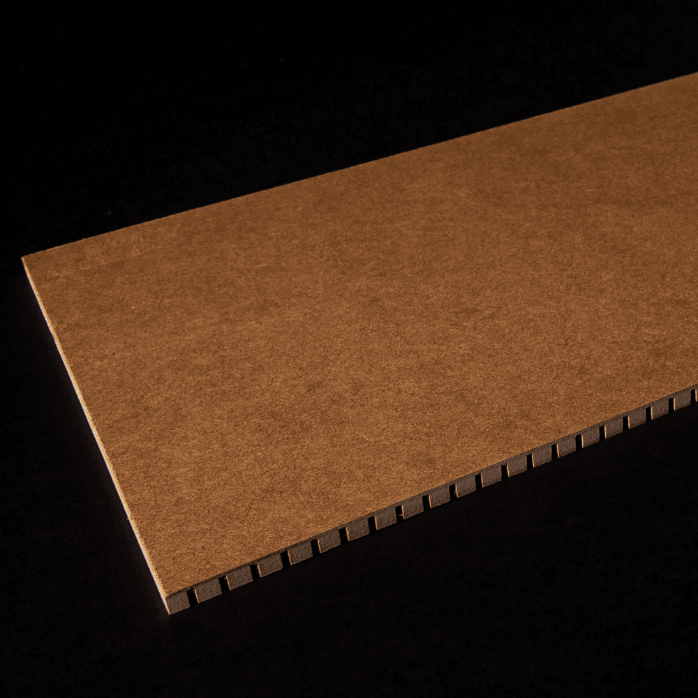 Econocore 96" x 48" (4' Slats) Barrel Bend Flexible Panel with 1/4" Particleboard Core/Italian Poplar Plywood Face - Alt Image 1