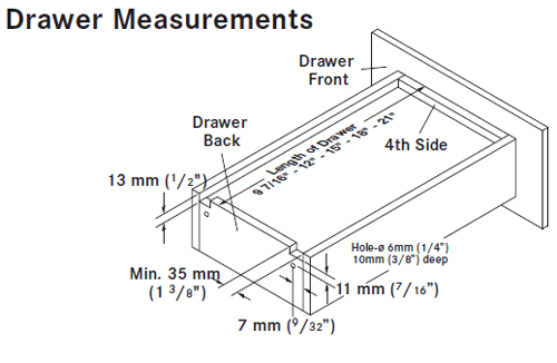 Grass 12 inch Elite Plus 16 Airmatic Undermount Drawer Slide with 100lb Capacity Full Extension