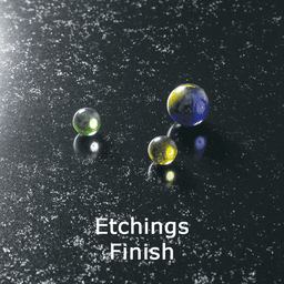 IdealEdge Edgebanding in River Gold Color, 0.027" Thick with Etchings Finish and Double Radius.