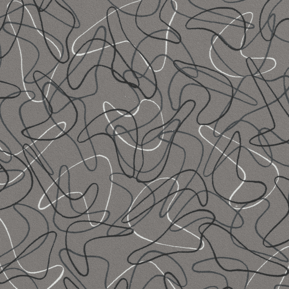 Formica Laminate 6942-58 Charcoal Boomerang, Horizontal Postforming Grade Matte Finish, 30" x 120 - Main Image