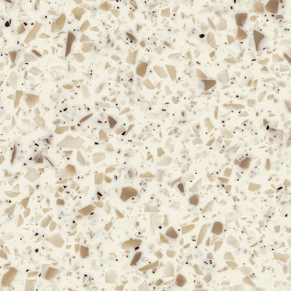 Formica 744 Crema Terrazzo Solid Surface Sheet - Durable Countertop Material