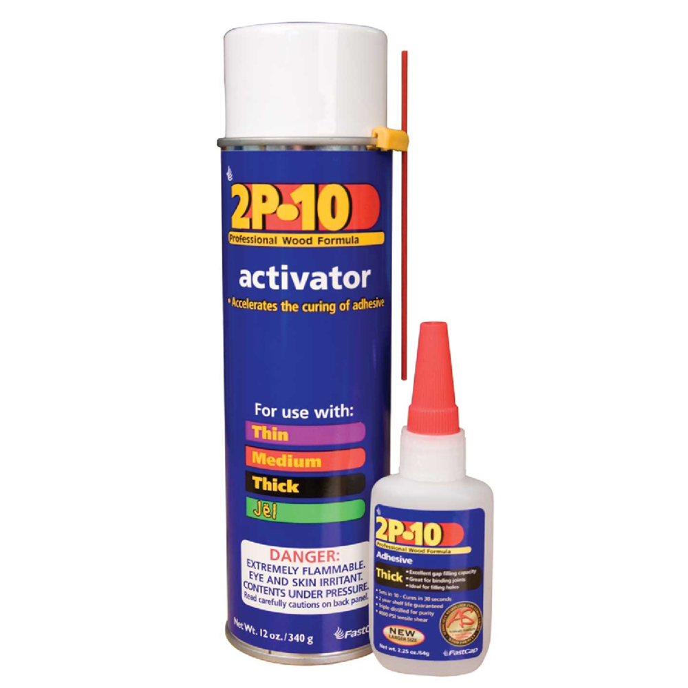 2P-10 Thick Adhesive Solo Kit with 12 oz Activator, 2 oz - Main Image