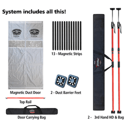 3rd Hand HD™ Magnetic Dust Barrier Door System - Main Image