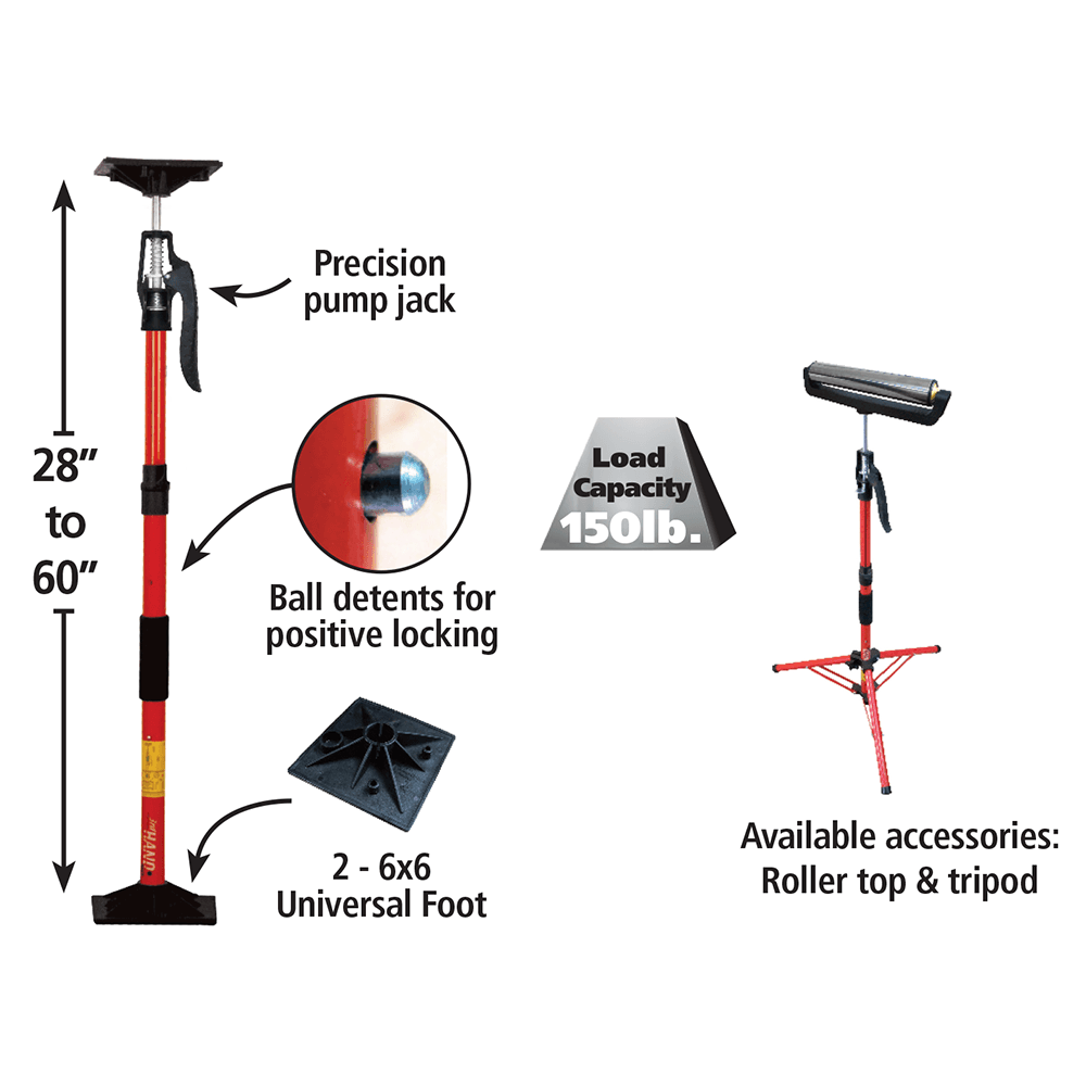 3rd Hand HD™ Upper Hand Single Support System, 28" - 60" Extension 2/Pack - Alt Image 1