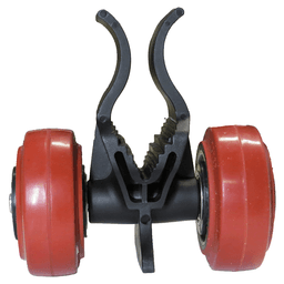 Clip N Roll product - Heavy duty wheels for 500 lbs granite material moving