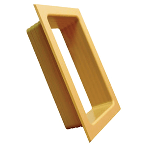Electric Trim Ring in Hardrock Maple Finish - Perfect for Countertop Installations