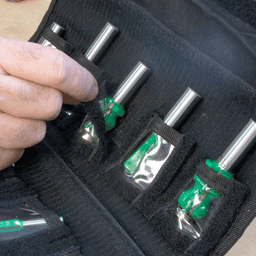 Router Bit Organizer - Fits in Your Tool Bag or Shop Drawer