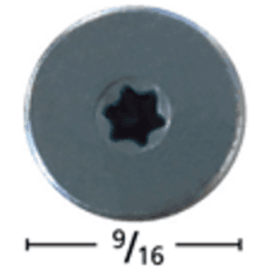 #8 x 2" Powerhead Head Assembly Screw, Torx Drive Coarse Thread with Nibs and Sharp Point, Zinc, Box of 2 Hundred by FastCap - Alt Image 1