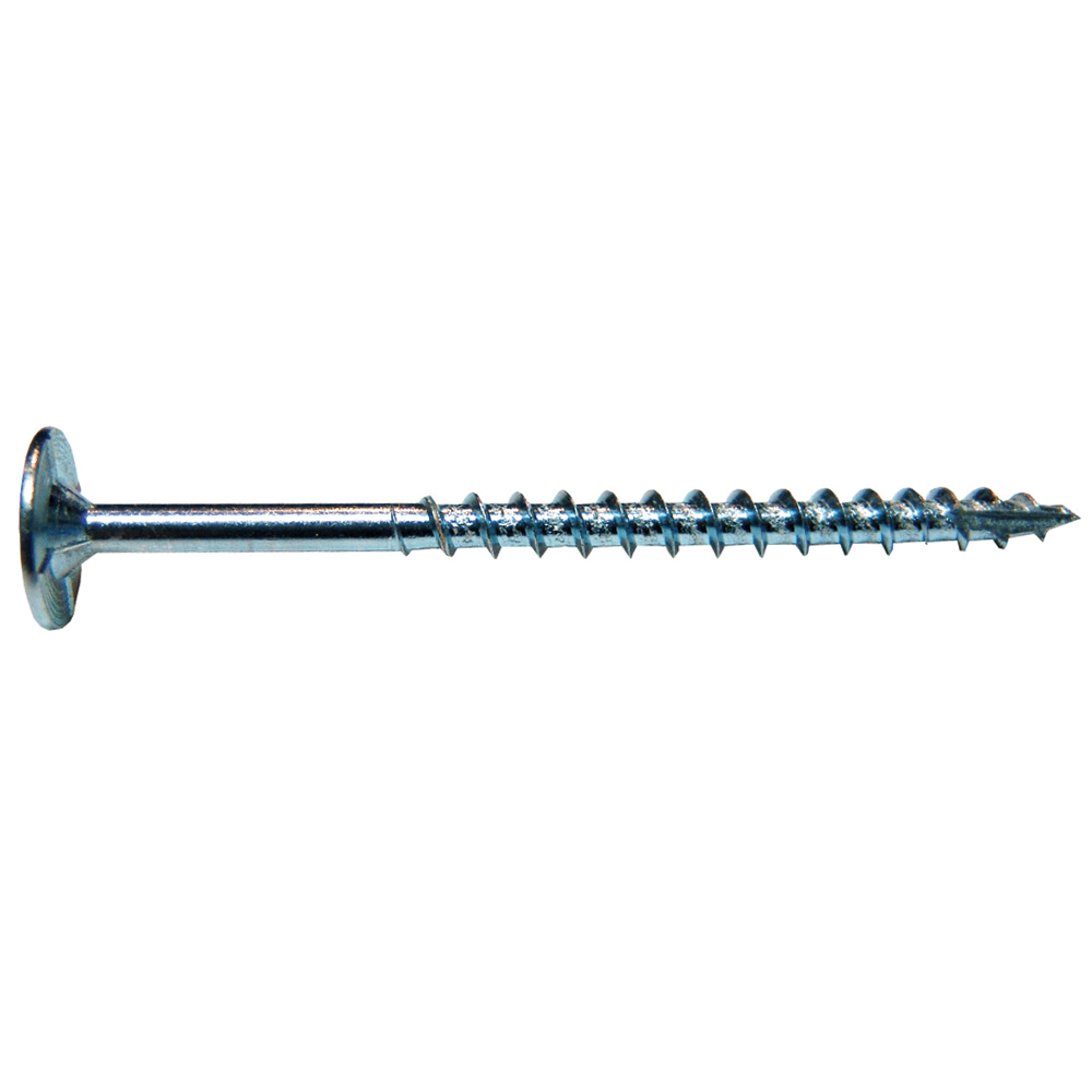 #8 x 3" Powerhead Head Assembly Screw, Torx Drive Coarse Thread with Nibs and Sharp Point, Zinc, Box of 1.5 Hundred by FastCap - Alt Image 1