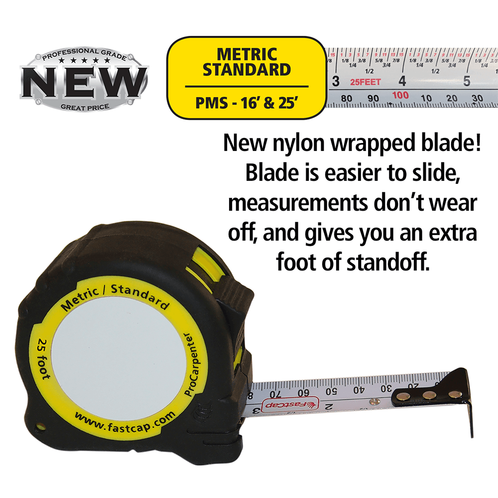 ProCarpenter 25' Metric/Standard Tape Measure - Main Image