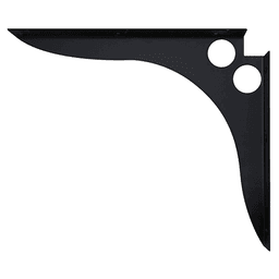 15" x 18" SpeedBrace Shelf Bracket with Sleek Black Finish