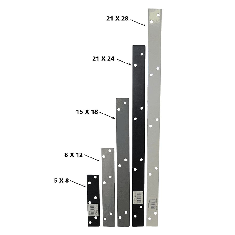 SpeedBrace Bracket with Stainless Steel Finish and Mounting Screws