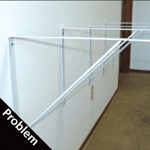 Black Finish 21x28 SpeedBrace Shelf Bracket by Fastcap